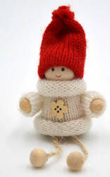 Zawieszka laleczka z guziczkiem boy