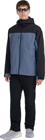 Kurtka trekkingowa męska 4F M1010 niebiesko-czarna 4FWAW25TTJAM1010 32S