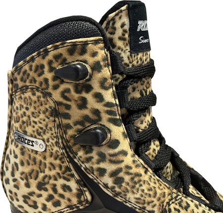 Łyżwy figurowe Roces Pardus light czarno-brązowe 450650 00001