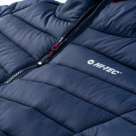 Damska kurtka zimowa pikowana puchowa z kapturem Hi-tec Lady Carson granatowa rozmiar S