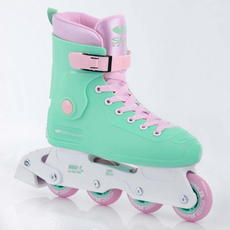 Łyżworolki rolki regulowane ABEC-7 koła 72mm SMJ UT700 RETRO