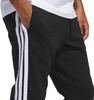 Spodnie męskie adidas Essentials 3-Stripes Fleece czarne JD1861