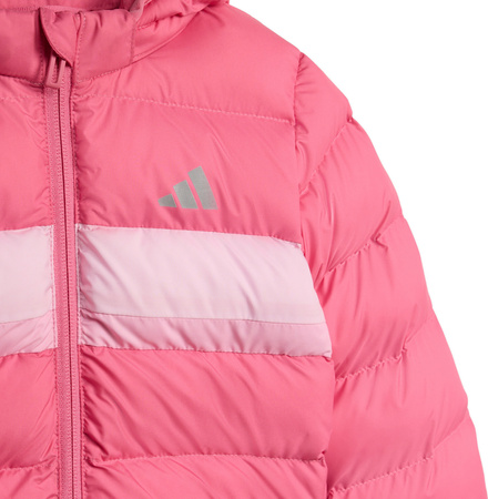 Kurtka dla dzieci adidas I SD JKT różowa JL7390