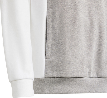 Bluza dla dzieci adidas CB FT HD szaro-biało-czarna IP0386