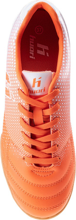 Buty piłkarskie halówki Huari Tacuari Teen IC pomarańczowo-białe rozmiar 39