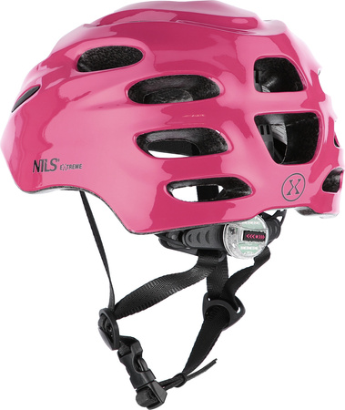 Kask rowerowy na rolki deskorolkę Nils Extreme MTW01 Led rozmiar XS (44-48 cm) zielony