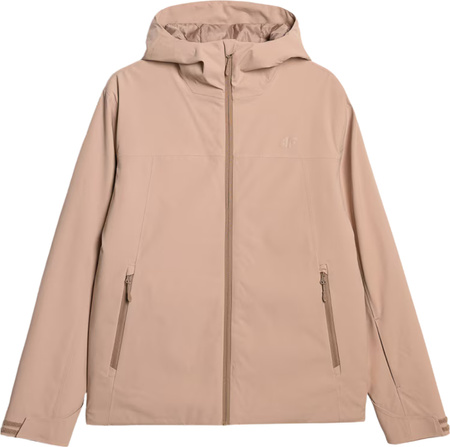 Kurtka narciarska męska 4F M0787 beżowa 4FWAW25TTJAM0787 83S