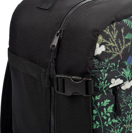 Plecak sportowy szkolny miejski kabinowy Meteor Hermod 20 l Verdant czarno-zielony 16878