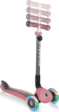 Hulajnoga balansowa jeździk rowerek Globber GO-UP Deluxe Lights pastelowy róż 646-210