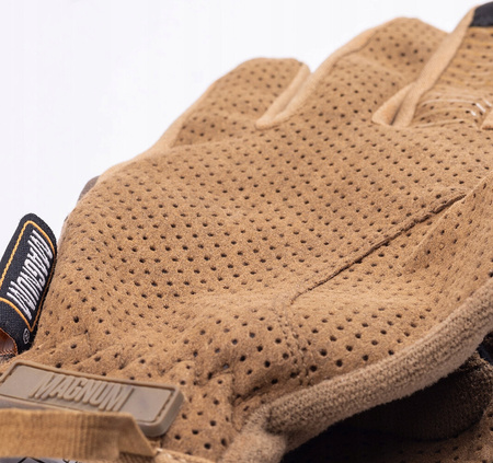 Męskie rękawice taktyczne skórzane na ekrany dotykowe Magnum Baldur rozmiar XXL