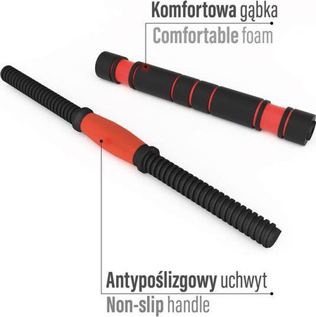 Zestaw ciężarów 40kg HMS sgn140 (2 części) pro set 6w1