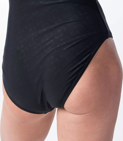 Damski strój kąpielowy Aquawave SUBLIME II WMNS black/raspberry sorbet rozmiar L