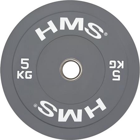 Talerz Olimpijski Bumper HMS CBR05 5 KG szary