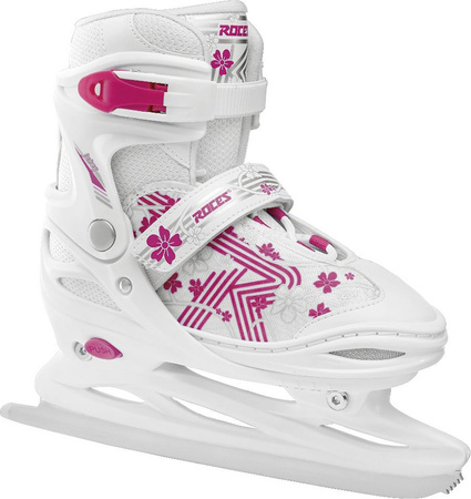 Łyżwy Roces Jokey Ice 3.0 Girl biało-różowe 450708 01