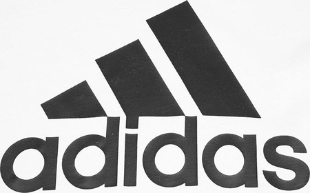 Koszulka męska adidas Essentials Colorblock Single Jersey Tee biało-czerwona HE4330