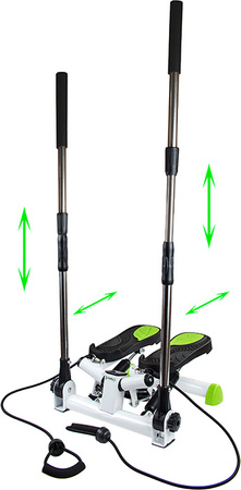 Stepper skośny z regulowanymi ramionami HMS S3096