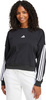 Bluza damska adidas Essentials 3-Stripes French Terry czarna JE0016