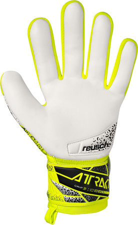 Rękawice bramkarskie Reusch Attrakt Grip żółto-czarne 5570815 2014