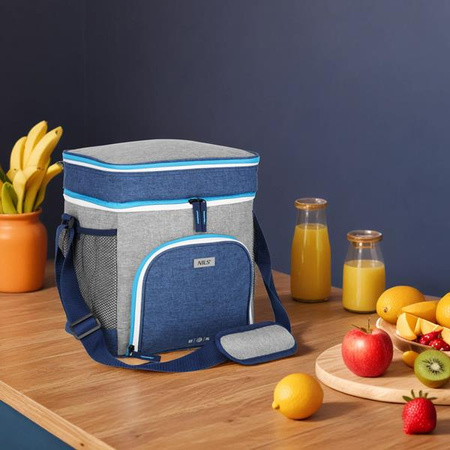 Torba termiczna lodówka niebieska 15l Nils NC2902