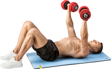 Sztangielki/sztanga gumowane HMS SGGX30 30 KG