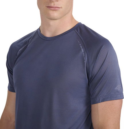 Koszulka męska 4F FNK M1499 niebieska 4FWAW25TFTSM1499 33S