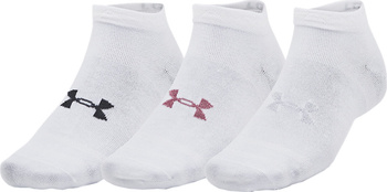 Skarpety Under Armour Essential Low 3 pary białe 1382958 100