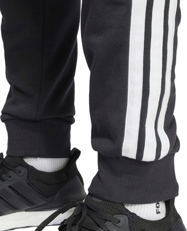 Spodnie męskie adidas Essential 3-Stripes French Terry czarne JD1881