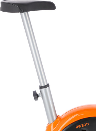 Rower mechaniczny One Fitness RW3011 srebrno-pomarańczowy