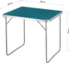 Stół kempingowy turystyczny składany Nils Camp NC3401 niebieski 80x60x70 cm