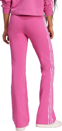 Legginsy damskie adidas Essentials 3-Stripes Print Cotton różowe JG6238