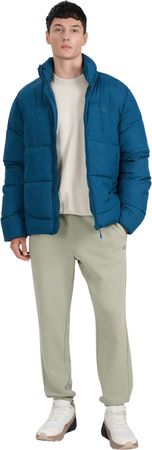 Kurtka puchowa męska 4F M0707 niebieska 4FRAW25TDJAM0707 30S