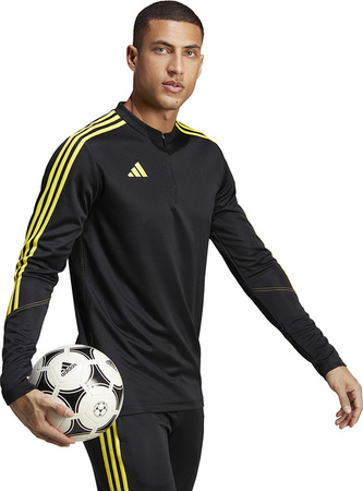 Bluza męska adidas Tiro 23 Club Training Top czarno-żółta IC1579