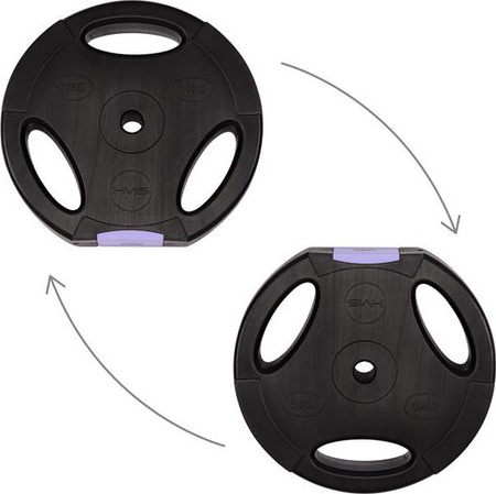 Zestaw sztanga i sztangielki kompozytowe treningowe HMS SGSP60 62 kg