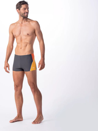 Męskie bokserki kąpielowe Aquawave HELDER forget iron/puffin's bill rozmiar L