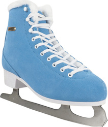 Łyżwy figurowe Roces Suede Eco-Fur niebiesko-białe 450702 004