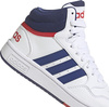 Buty dziecięce adidas Hoops Mid biało-niebieskie GZ9647