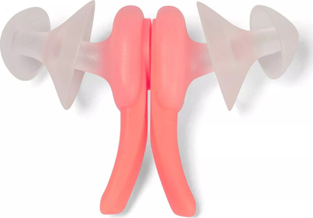 Zatyczki zaciski zatyczka zacisk do uszu Speedo Biofuse Earplug AU clear/fluro tangerine