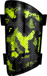 Ochraniacze piłkarskie na golenie piszczele nagolenniki Reusch Perform Shinguard zielono-czarne 5377047 7752