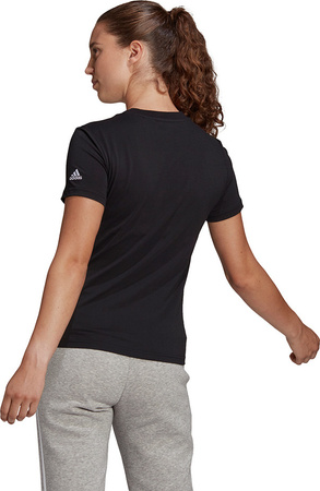 Koszulka damska adidas Essentials Slim T-Shirt czarna GL0769