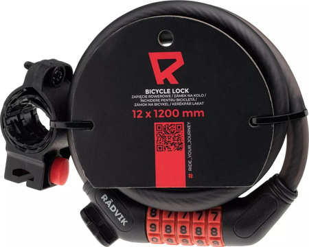 Zapięcie Radvik FEDERSIFER 12X1200 czarny