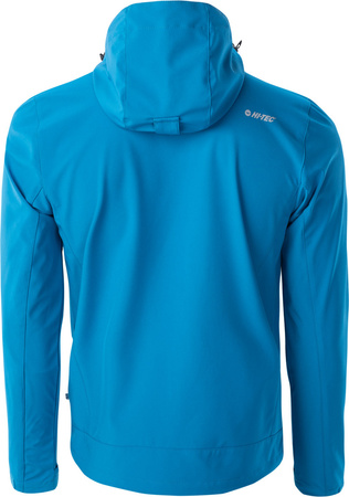 Męska kurtka przejściowa softshell membrana 10000mm Nikos II niebieska rozmiar L