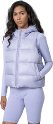 Kamizelka damska puchowa 4F F092 fioletowa 4FSS23TDJAF092 52S