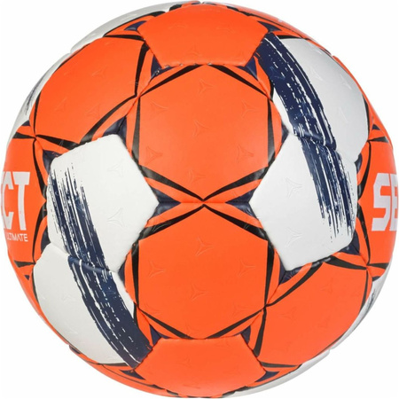 Piłka ręczna Select Ultimate European League 3 v24 EHF pomarańczowo-biała 13326