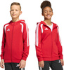 Bluza dla dzieci adidas Tiro 26 League Sweat Full Zip Hoodie czerwona KF9101