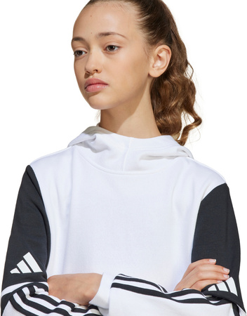 Bluza dla dzieci adidas Squadra 25 Sweat Hoody biała JD4807