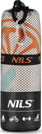 Ręcznik turystyczny z mikrofibry szybkoschnący Nils NCR14 summer vibe 160x80 cm