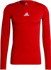 Koszulka męska adidas Compression Long Sleeve Tee czerwona GU7336