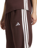 Spodnie damskie adidas Essentials 3-Stripes Fleece Loose-Fit brązowe JY3069