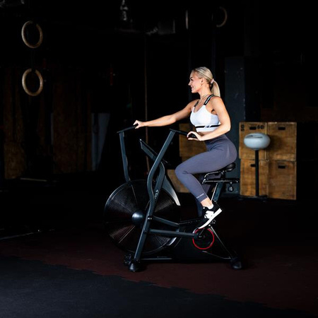 Rower treningowy powietrzny do ćwiczeń stacjonarny commercial HMS MP5420