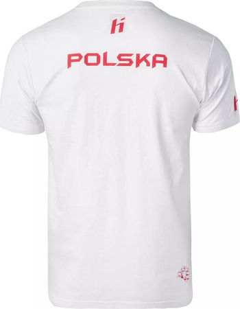 Męska koszulka bawełniana t-shirt Huari Poland Fan Senior rozmiar S